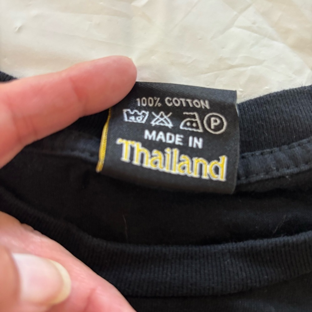 Nwot My Dream Thailand Black Gold Dragon Doubled Sided Sz M View 5